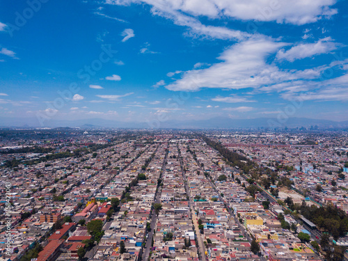 Vista aérea de la Ciudad de México photo