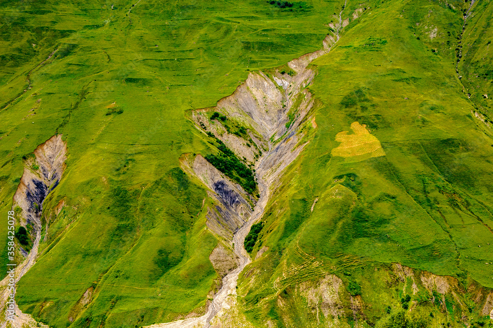 It's Beautiful landscape of the mountains of Georgia