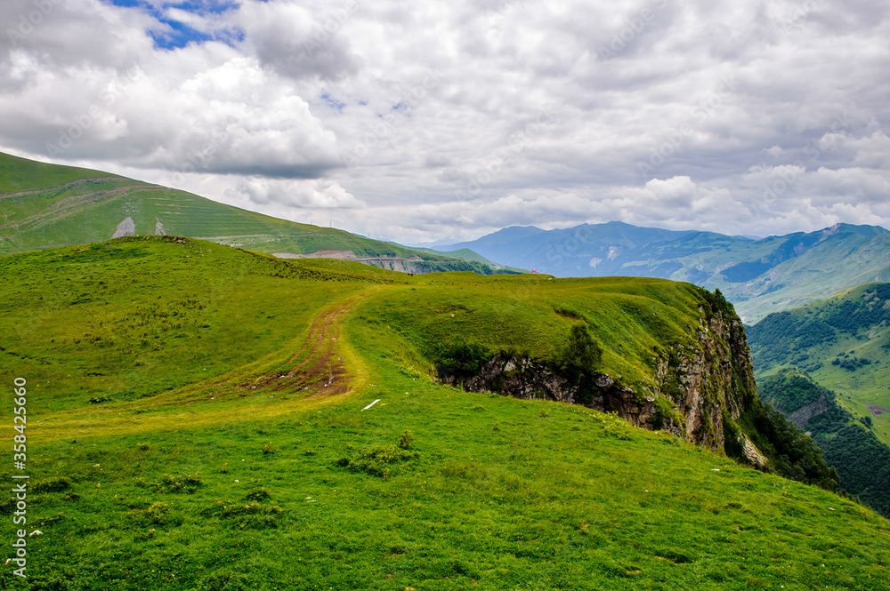 It's Beautiful nature of the mountains and hill in summer It's Beautiful nature of the mountains and hill in summer