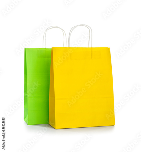 Bright green and yellow pap...