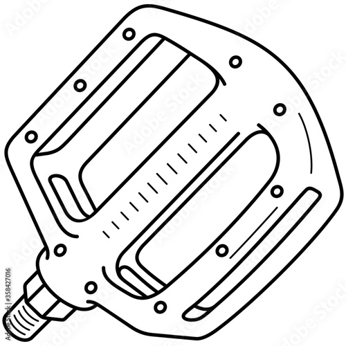 Bicycle flat pedals