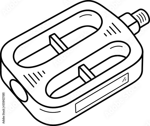 Plastic bike pedals
