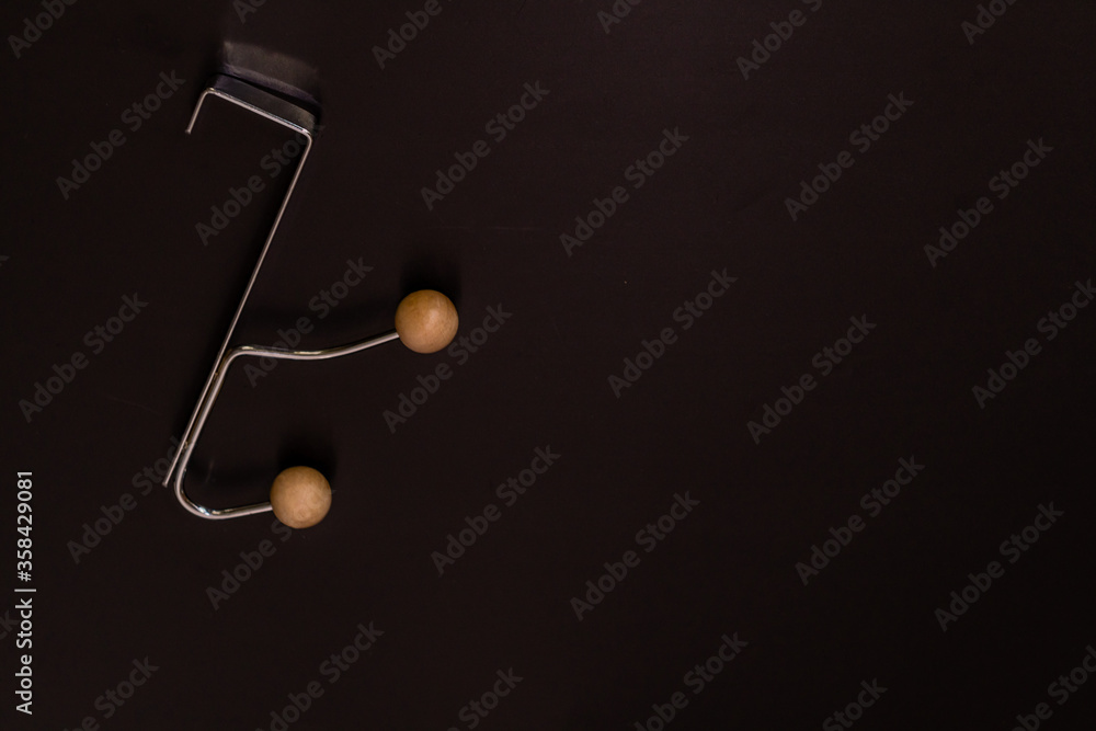 Door hooks on black Door hooks on black
