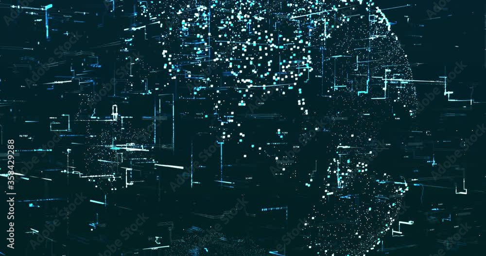 Abstract digital network data background, 3D rendering Abstract digital network data background, 3D rendering
