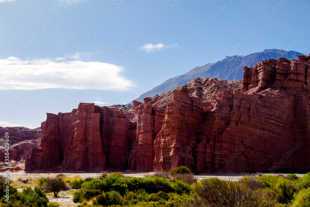 Different shapes and colors in the mountains due to erosion by the wind and the elements. Different shapes and colors in the mountains due to erosion by the wind and the elements.