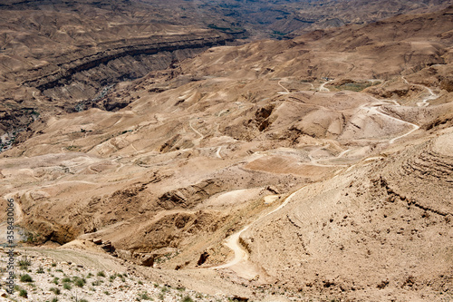 It's Dunes and hills oof the desert of Jordan