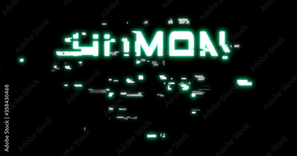 Human trials text glowing glitch effect on black Human trials text glowing glitch effect on black