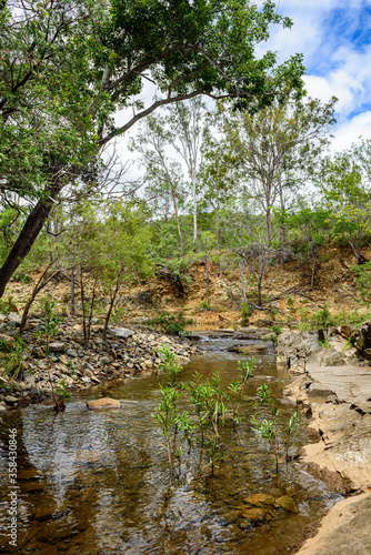 Fresh water crek and swimming hole in Kroombit Tops National Park  Queensland