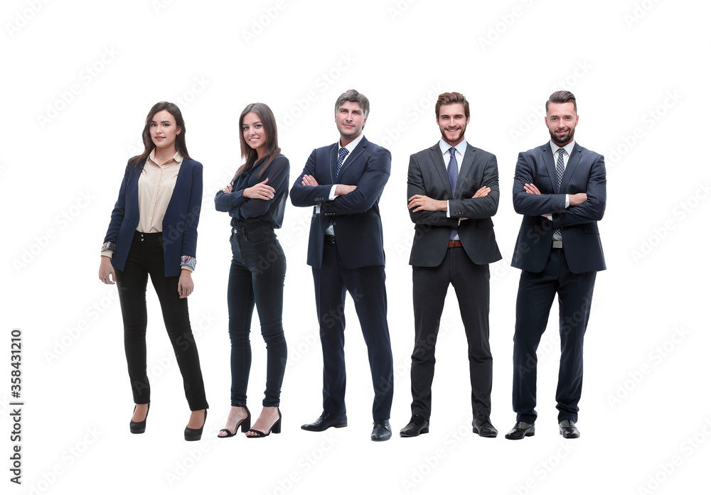 group of young successful entrepreneurs standing in a row group of young successful entrepreneurs standing in a row