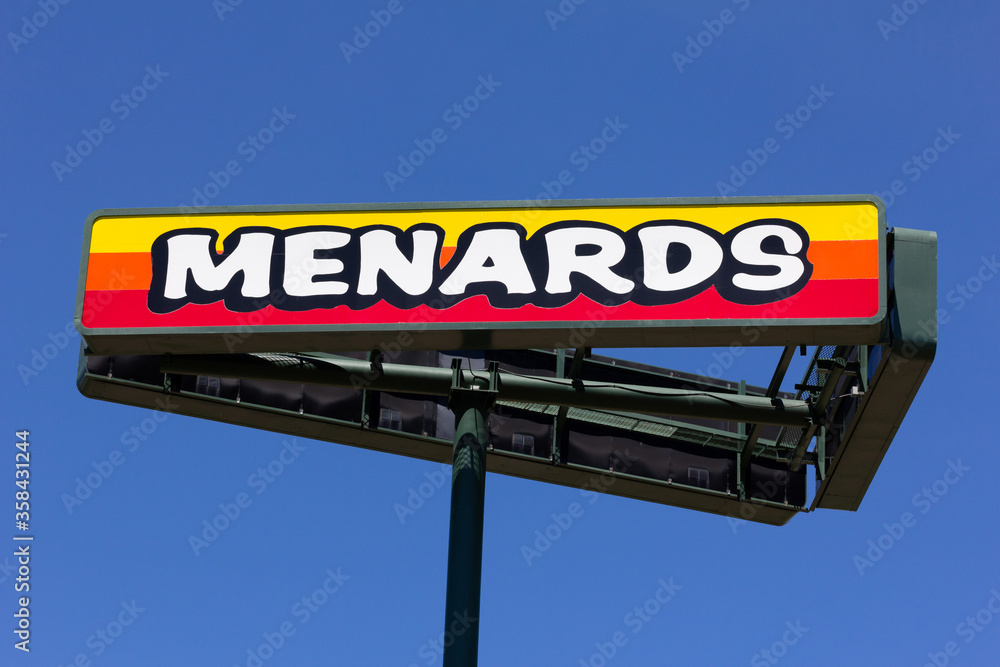 Menards Retail Store Sign and Trademark Logo Stock Photo Adobe Stock