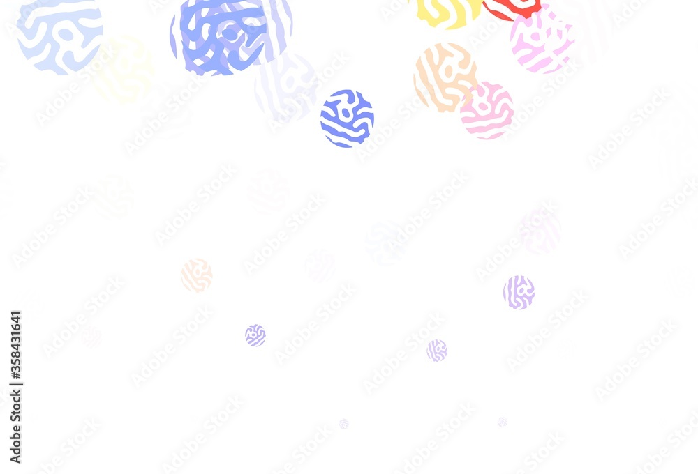 Light Blue, Red vector texture with disks. Light Blue, Red vector texture with disks.