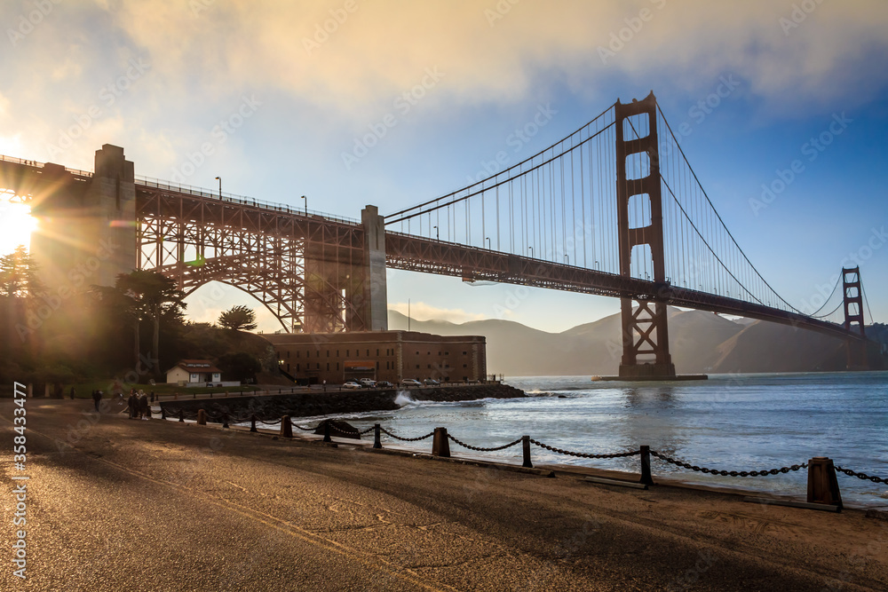 Fototapeta premium The Bridge at Sunset