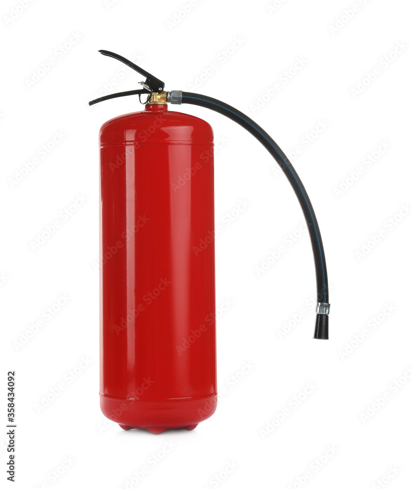 Fire extinguisher isolated on white. Safety tool Fire extinguisher isolated on white. Safety tool