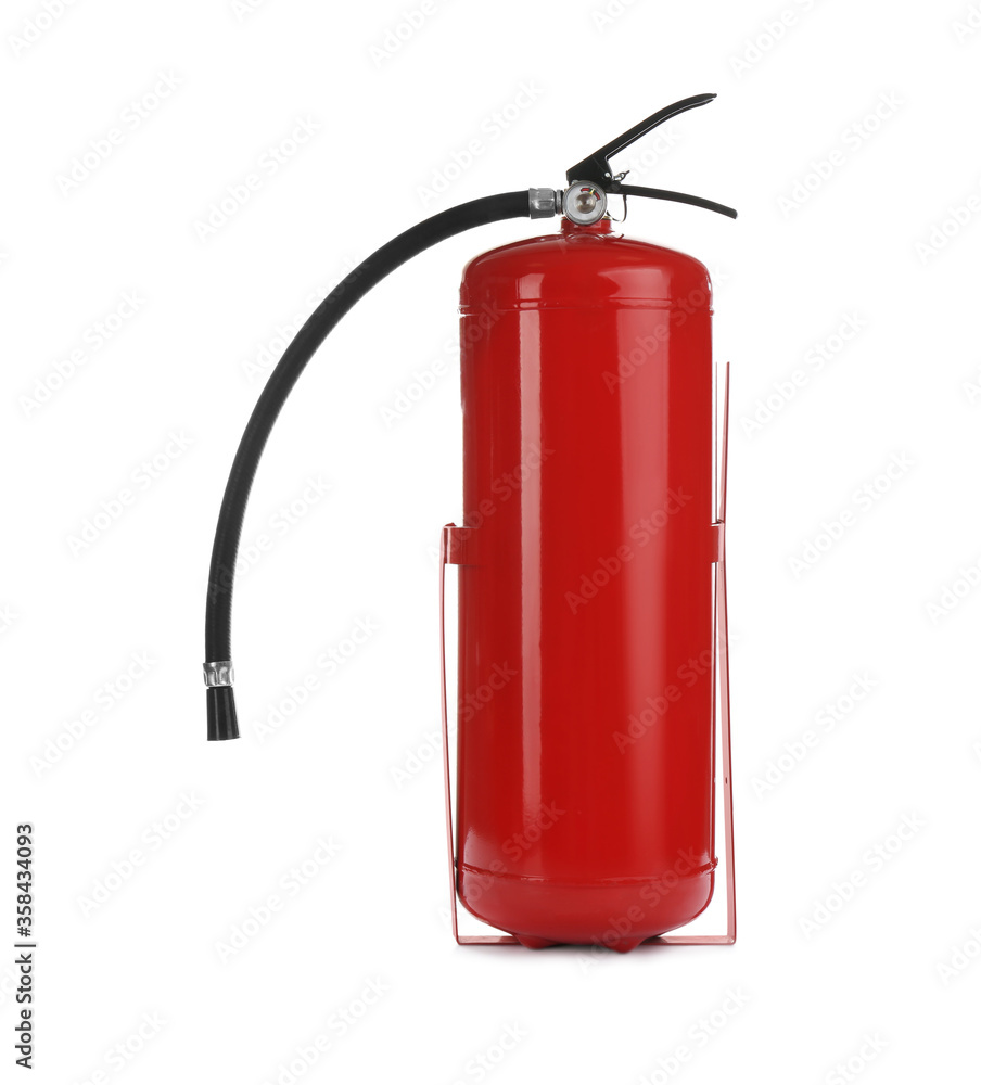 Fire extinguisher isolated on white. Safety tool Fire extinguisher isolated on white. Safety tool