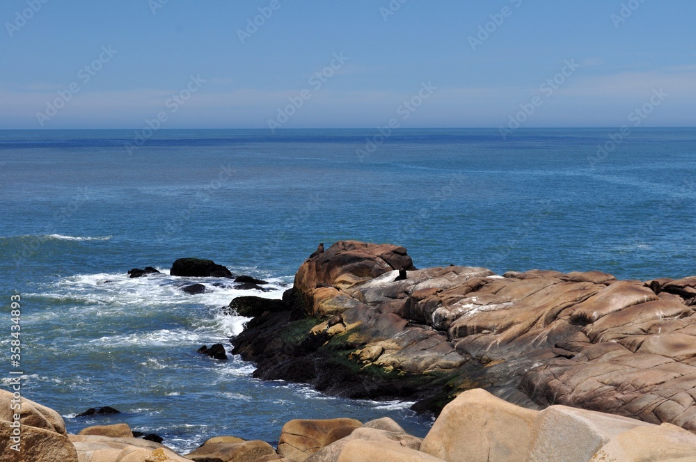 General view of the coast of Cabo Polonio, Rocha, Uruguay General view of the coast of Cabo Polonio, Rocha, Uruguay