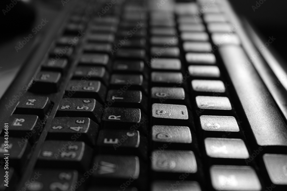 Computer keyboard detail