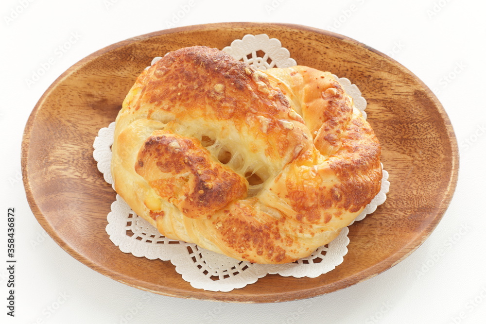 Homemade coconut flake sweet bread for breakfast Homemade coconut flake sweet bread for breakfast