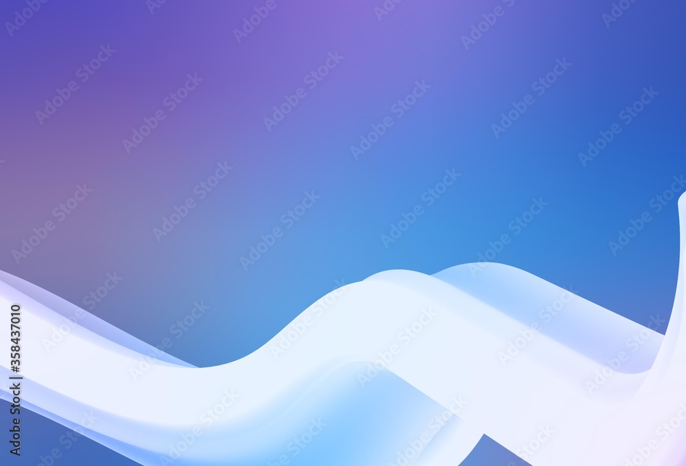 Light Pink, Blue vector blurred and colored pattern.