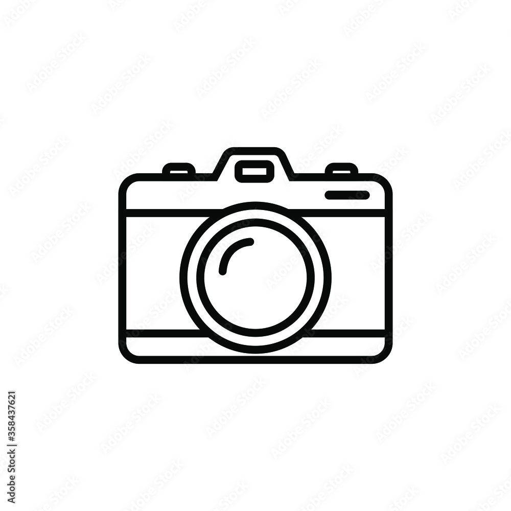 digital camera line icon digital camera line icon