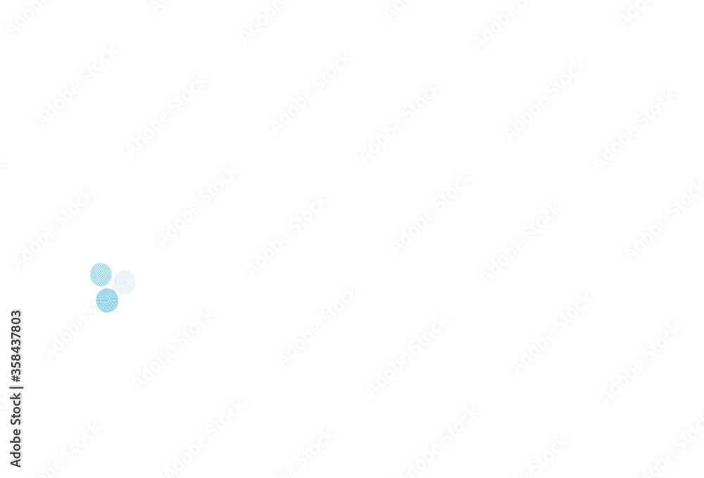 Light BLUE vector background with bubbles. Light BLUE vector background with bubbles.