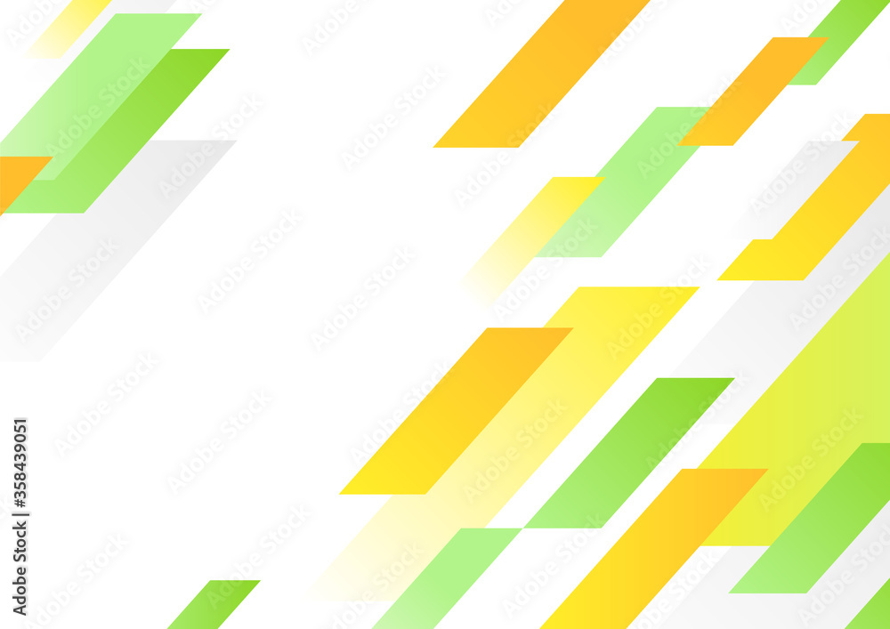 Geometric vector background design in yellow and green color. Geometric vector background design in yellow and green color.