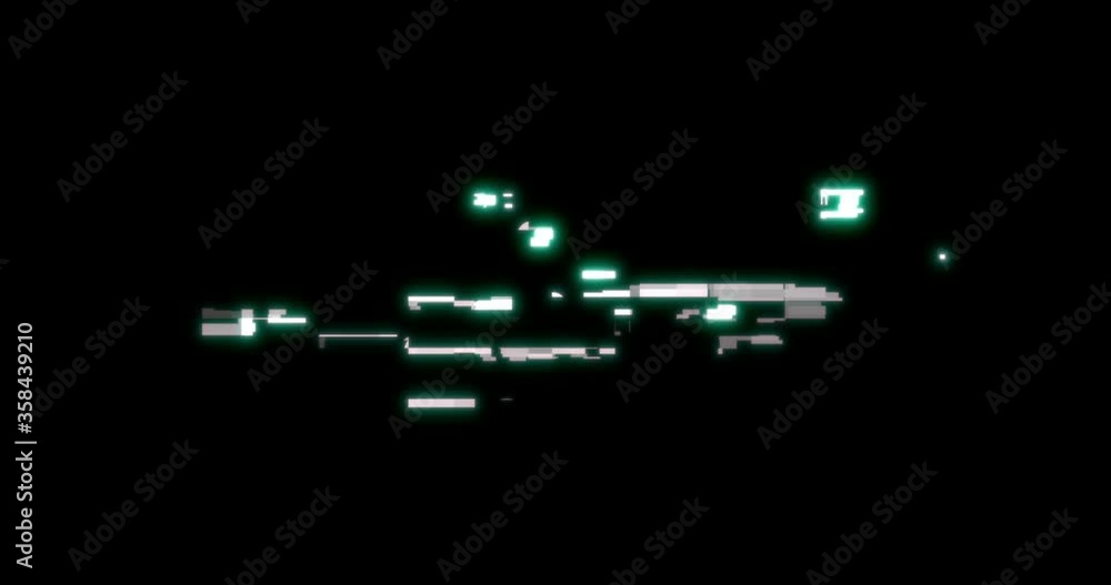 Safety first text glowing glitch effect on black Safety first text glowing glitch effect on black