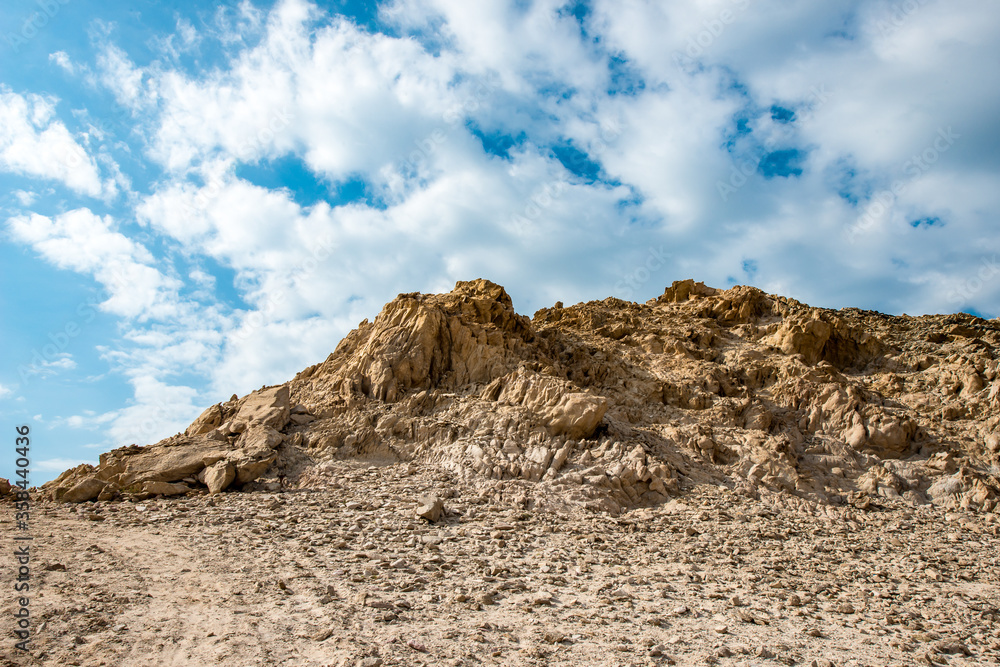 Fototapeta premium It's Beautiful beach and hills of the Indian Ocean