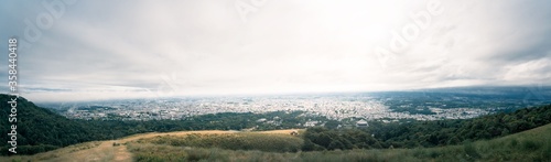 panoramic view of the nara city