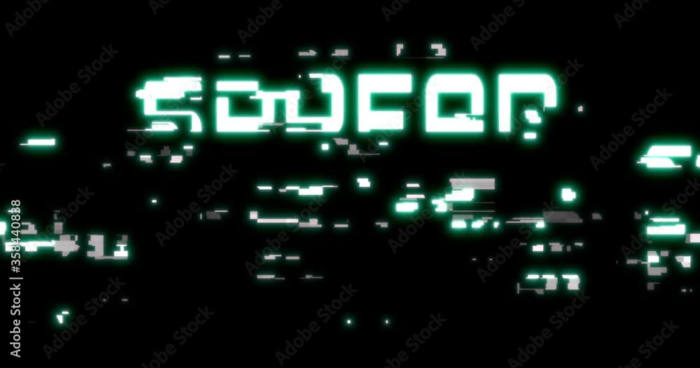 Spread prevention text glowing glitch effect on black Spread prevention text glowing glitch effect on black