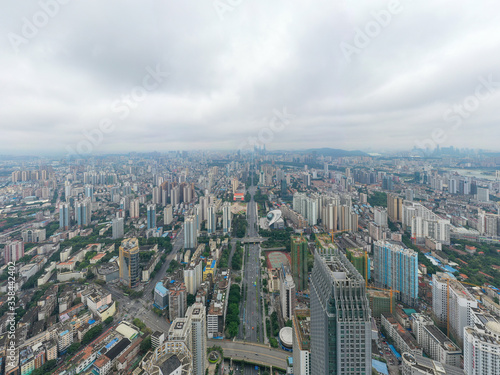 Fototapeta Naklejka Na Ścianę i Meble -  aerial view of nanning  china
