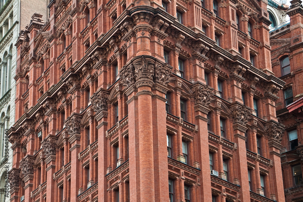 Century Castiron Facade on Iron Clad Building, New York