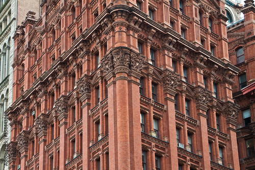 Nineteenth Century Cast-iron Facade on Iron Clad Building, New York, New York, USA