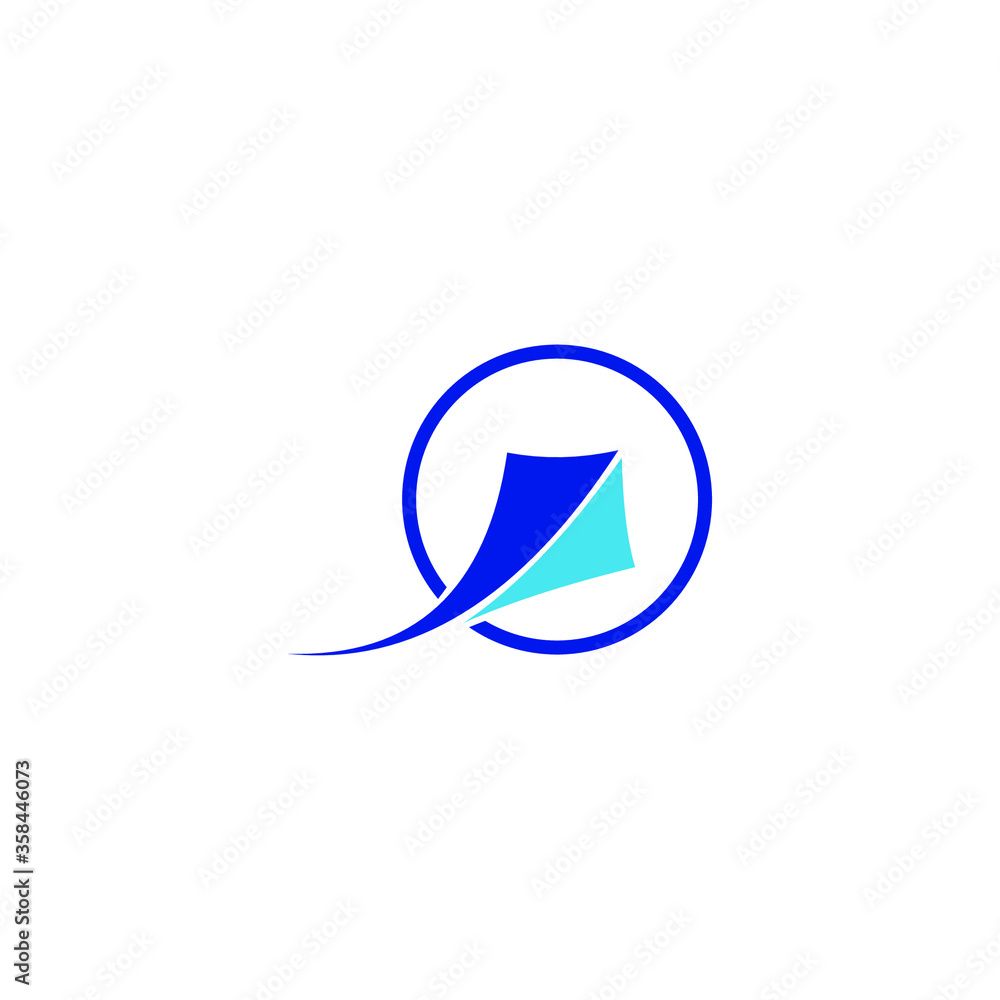 vector logo design kite templet vector logo design kite templet