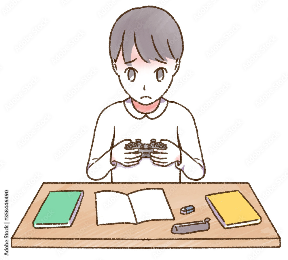 勉強しているこども 男の子 勉強しているこども 男の子