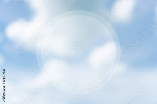 Copy space blur summer blue sky and white cloud background.