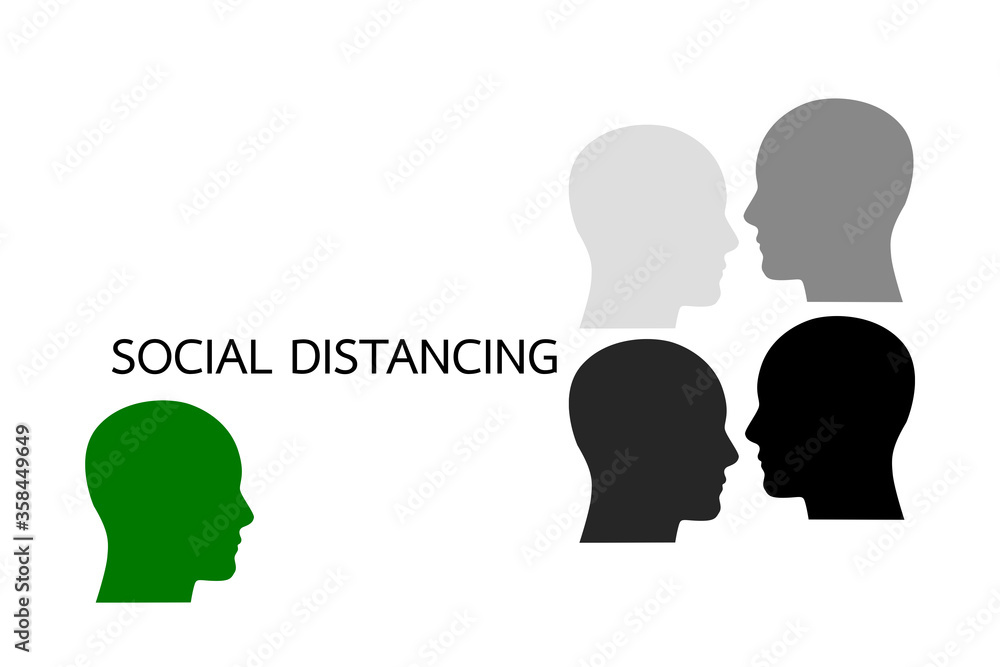 Social Distancing prevention virus Covid-19.Corona virus. Health care concept. Social Distancing prevention virus Covid-19.Corona virus. Health care concept.