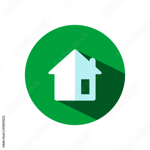 Home icon Being at home.a sign or symbol.Vector illustration for web or application