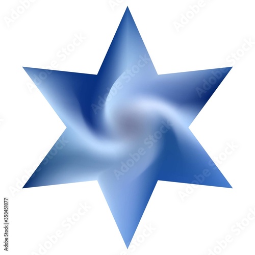 Modern background in the form of hexagram.