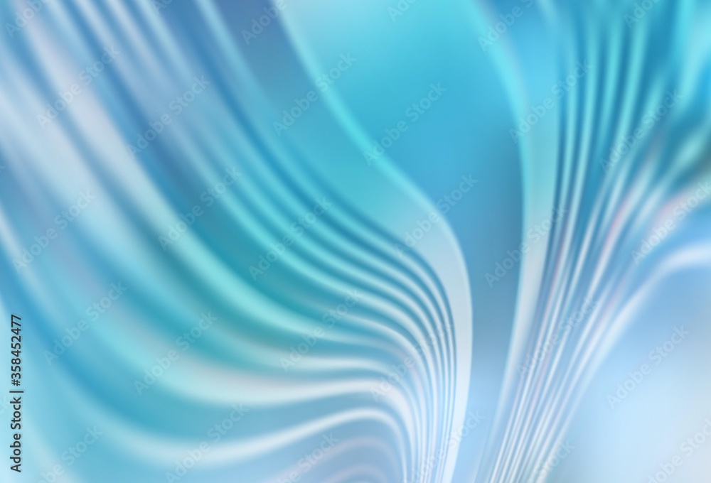 Naklejka premium Light BLUE vector backdrop with curved lines. Creative illustration in halftone style with gradient. Elegant pattern for a brand book.