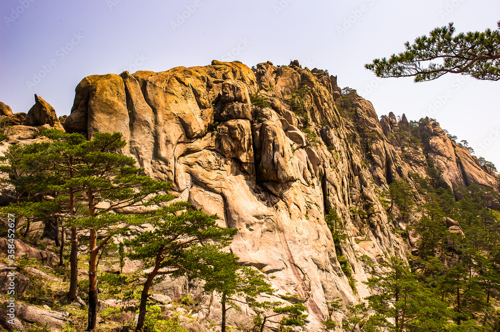 It's Landscape of the Mount Kumgang (Diamond Mountain) of the Mount Kumgang Tourist Region in North Korea