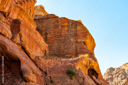 It's Mountains in Petra (Rose City), Jordan. Petra is one of the New Seven Wonders of the World.