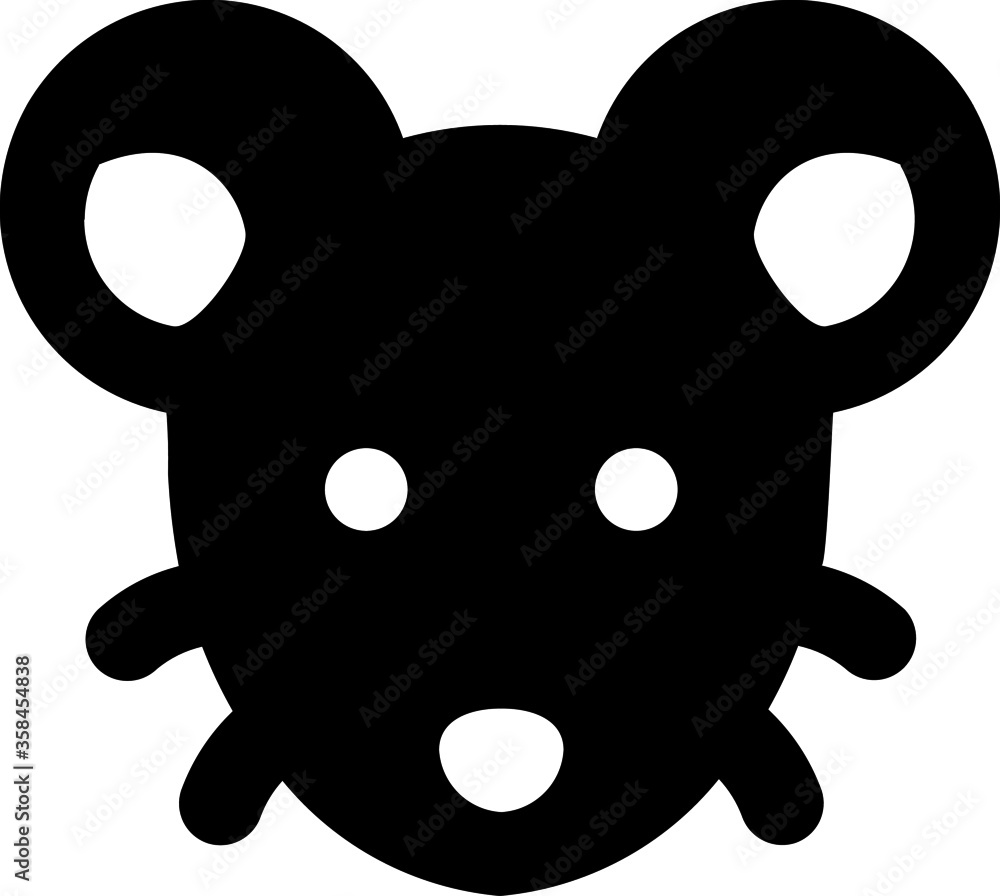 Fototapeta premium rat icon vector for web and apps