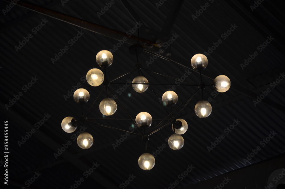 Fototapeta premium abstract background of a light bulb