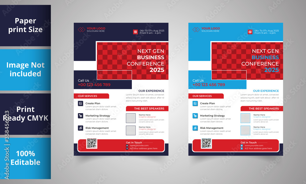 Naklejka premium Creative Business Flyer