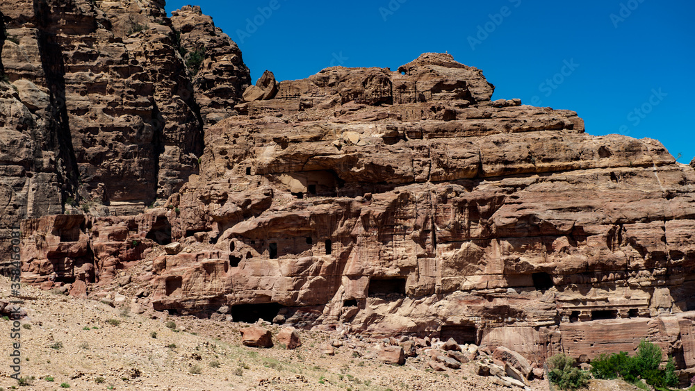 It's Rock in Petra (Rose City), Jordan. The city of Petra was lost for over 1000 years. Now one of the Seven Wonders of the Word It's Rock in Petra (Rose City), Jordan. The city of Petra was lost for over 1000 years. Now one of the Seven Wonders of the Word