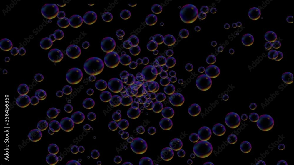 bubbles on black background bubbles on black background