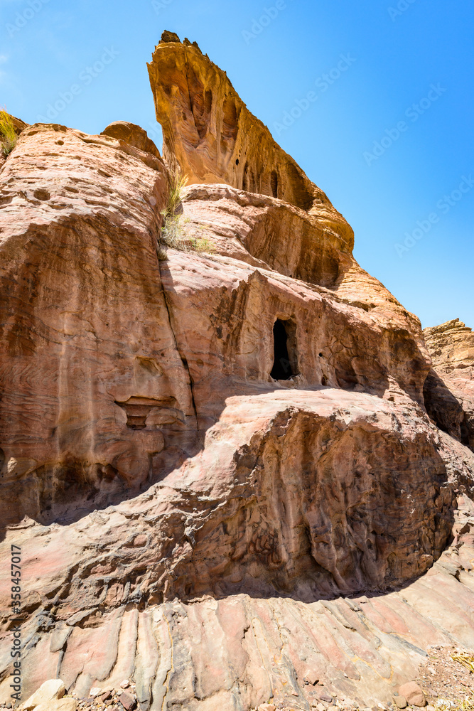 Fototapeta premium It's Petra, Jordan. Petra is one of the New Seven Wonders of the World. UNESCO World Heritage