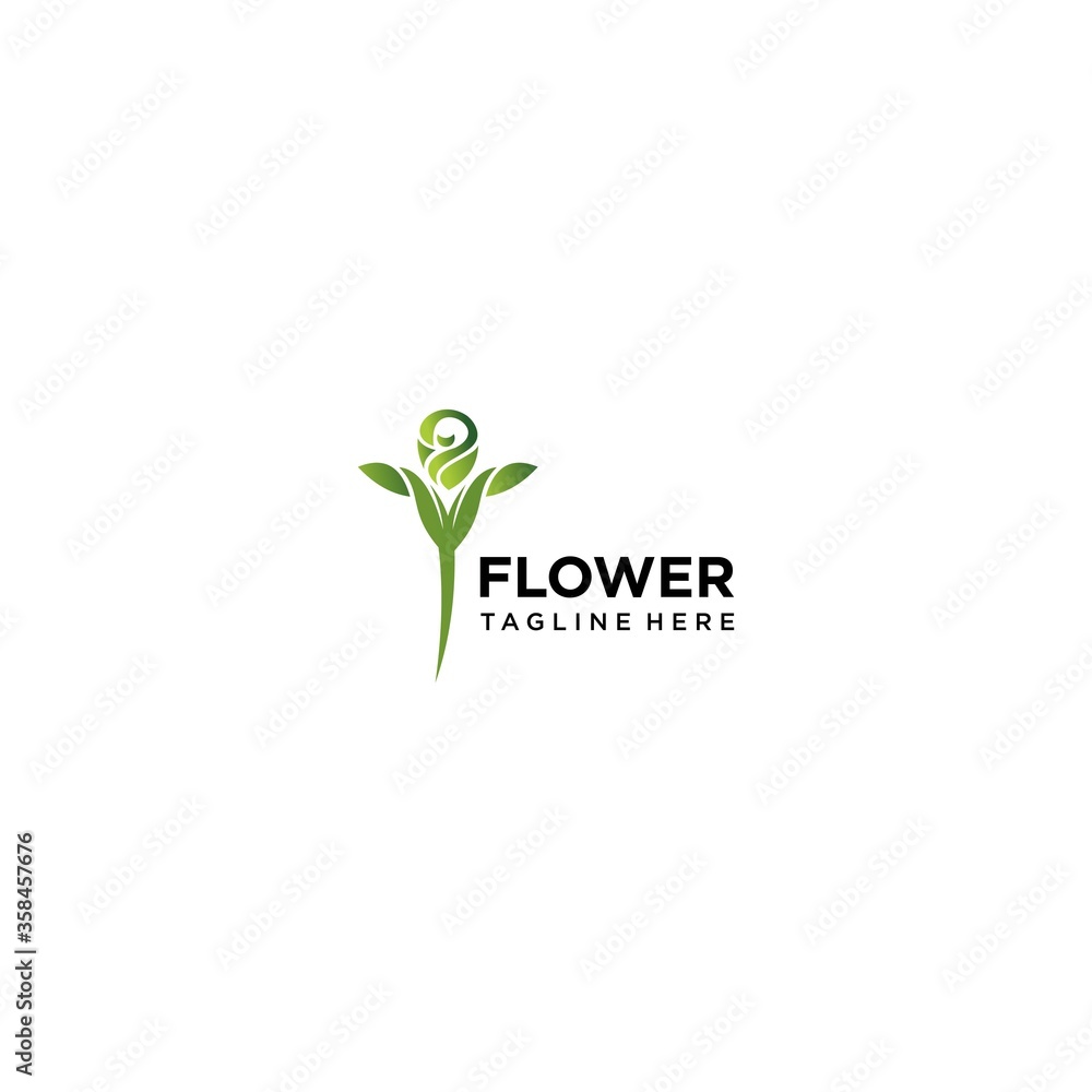 Leaf botanical logo nature design Leaf botanical logo nature design