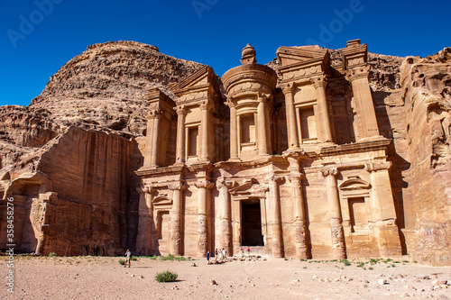 It s Monastery  Al Dayr  in Petra  Jordan