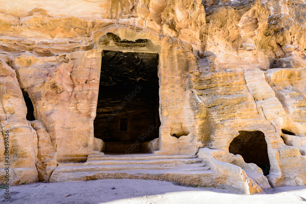 It's Caves in the Cold Canyon, Siq al-Barid, Little Petra, Jordan
